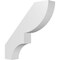 Ekena Millwork 3-in. W x 16-in. D x 16-in. H Ridgewood Architectural Grade PVC Knee Brace BRCP03X16X16RID - alternate 1